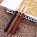 Wooden custom pen with logo business brass metal rosewood ballpoint